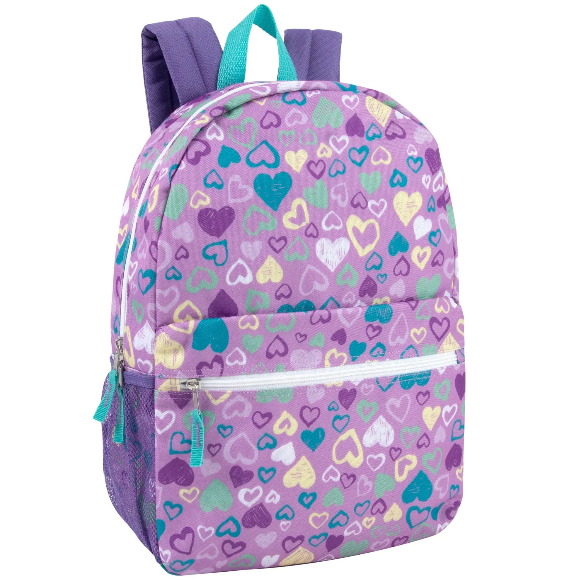 17 Inch Kids Printed Backpacks - Girls Assortment