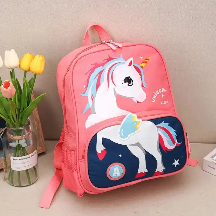 3D Dino & Unicorn Backpack for Kindergarten