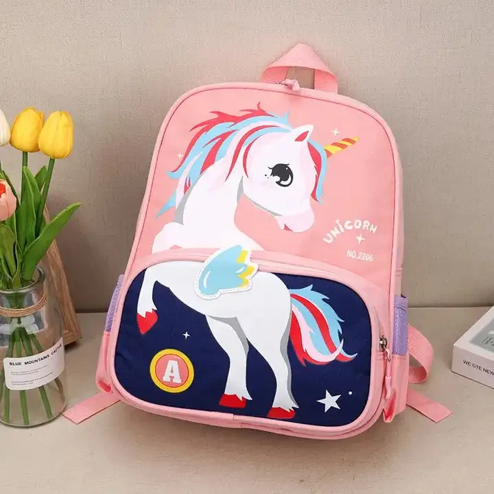 3D Dino & Unicorn Backpack for Kindergarten