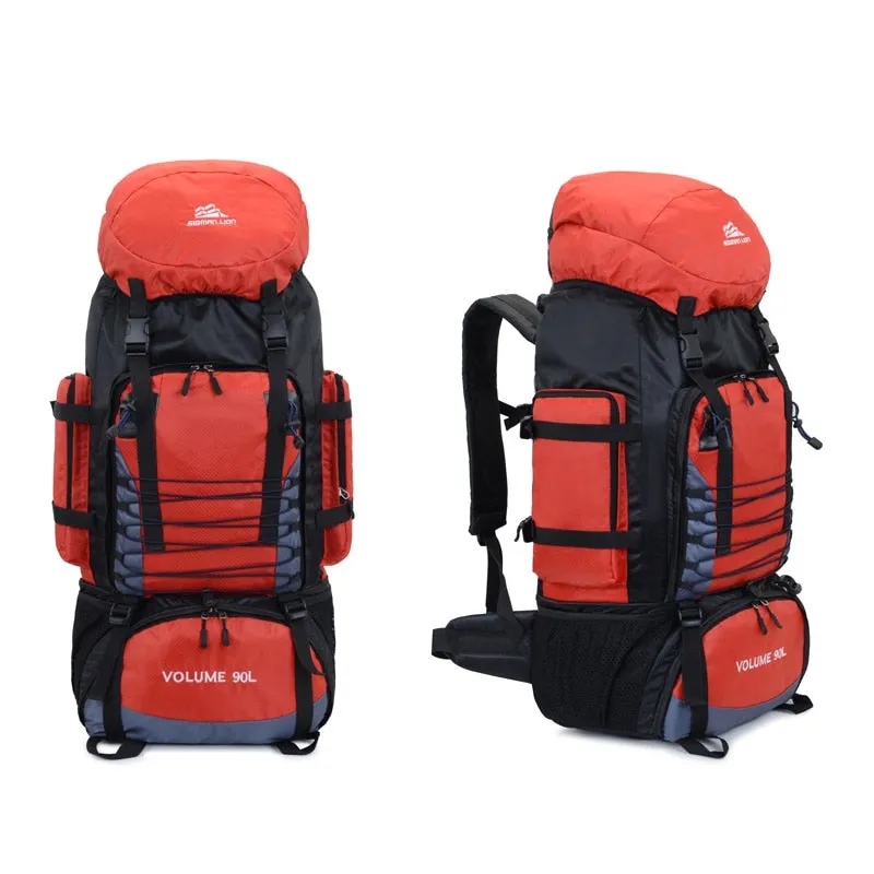 90L Large Capacity Hiking Camping Travel Sports Backpack