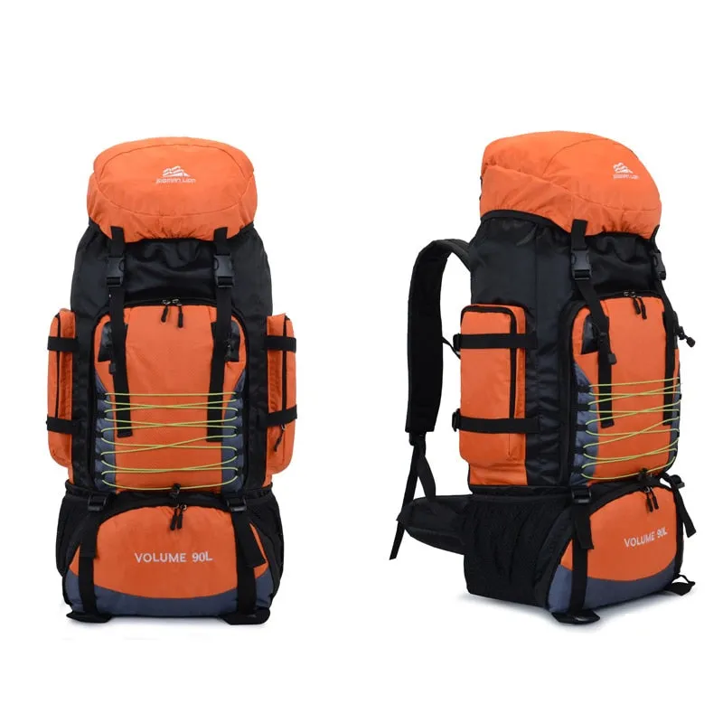 90L Large Capacity Hiking Camping Travel Sports Backpack