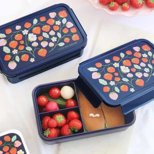 A Little Lovely Co. Bento Lunchbox - Strawberries