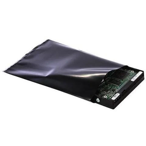 Anti Static 4 x 6 x 4 mil Black Conductive ESD Bags