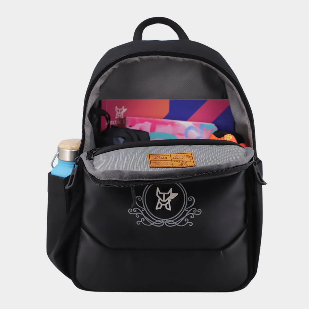 Arctic Fox Royal Black Bag for girls college bag for girls