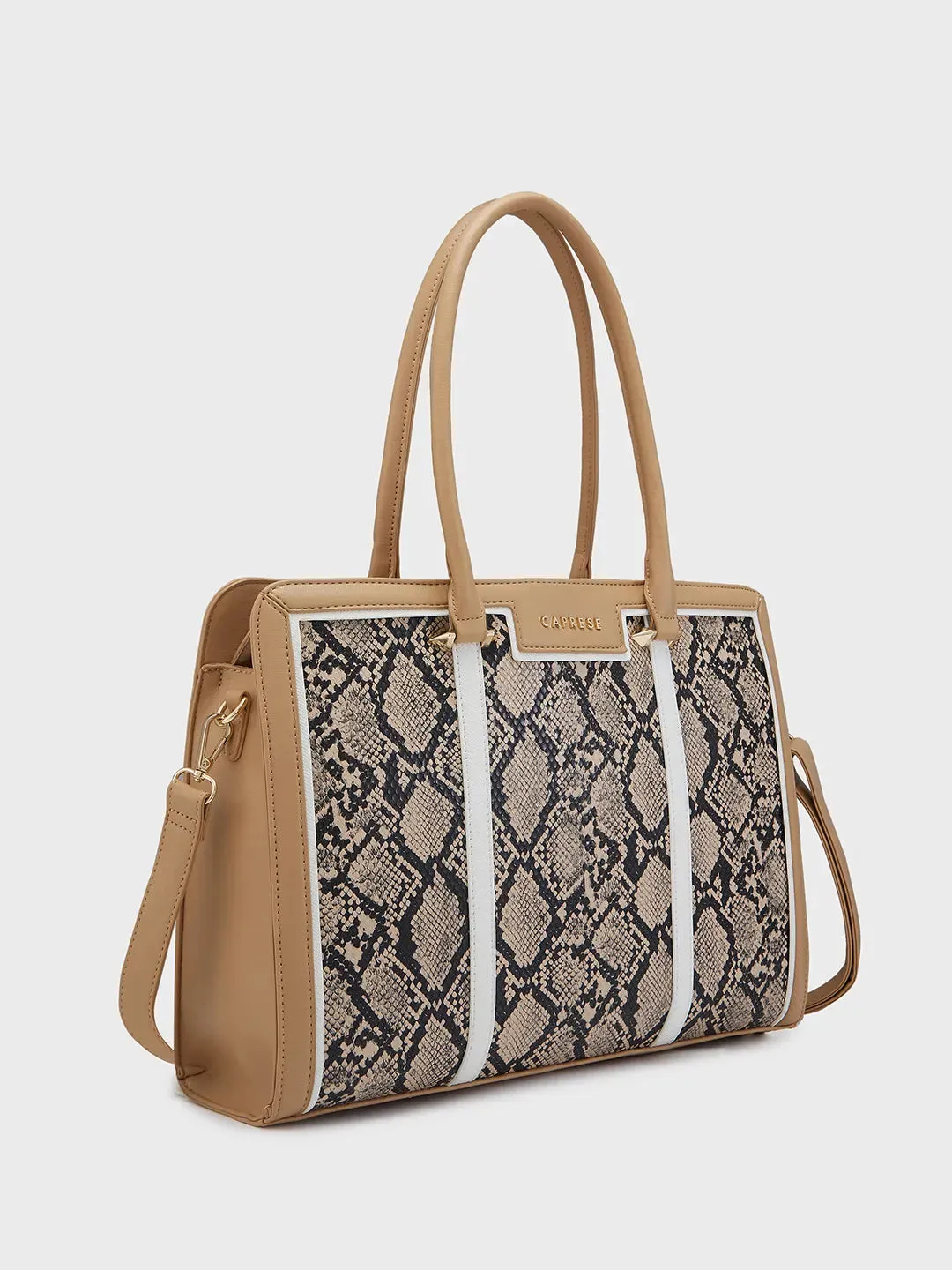 Caprese Ellis Laptop Bag Large Fawn