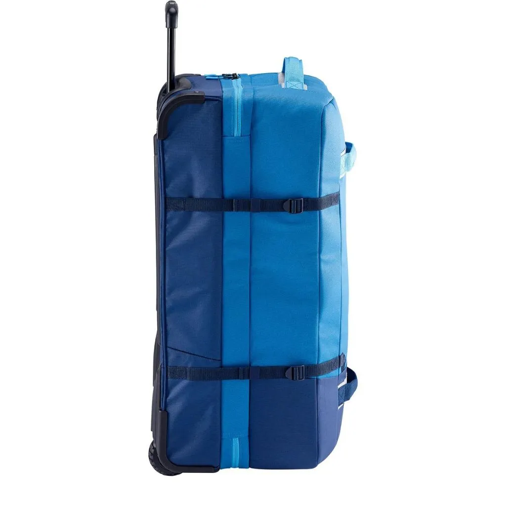 Caribee Split Roller Wheeled Duffle bag 100L - Sea Blue/Navy