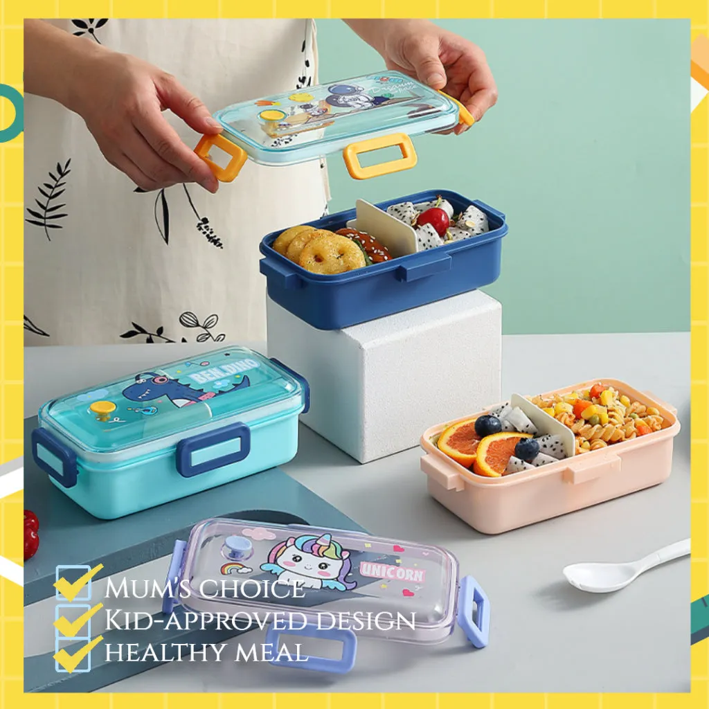 Cute Kids Lunch Box 700ml Microwave Safe