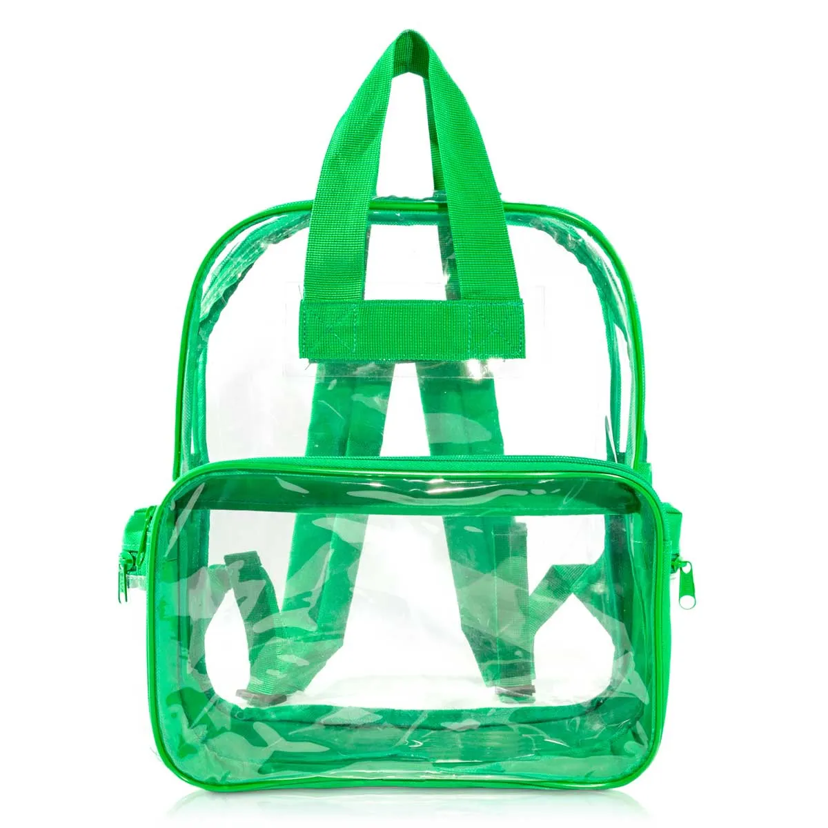 Dalix Clear Backpack Bags Smooth Plastic Transparent See Through