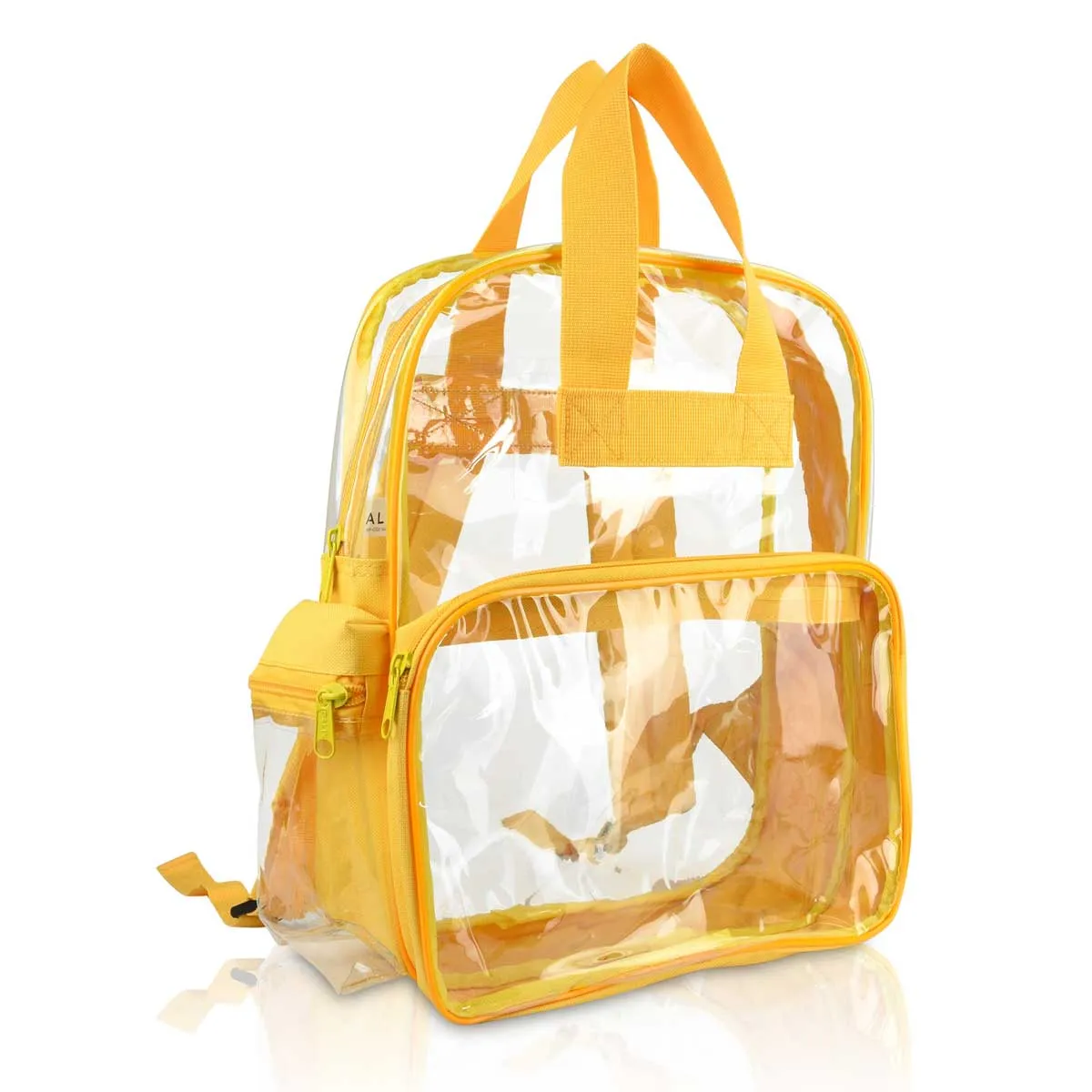 Dalix Clear Backpack Bags Smooth Plastic Transparent See Through