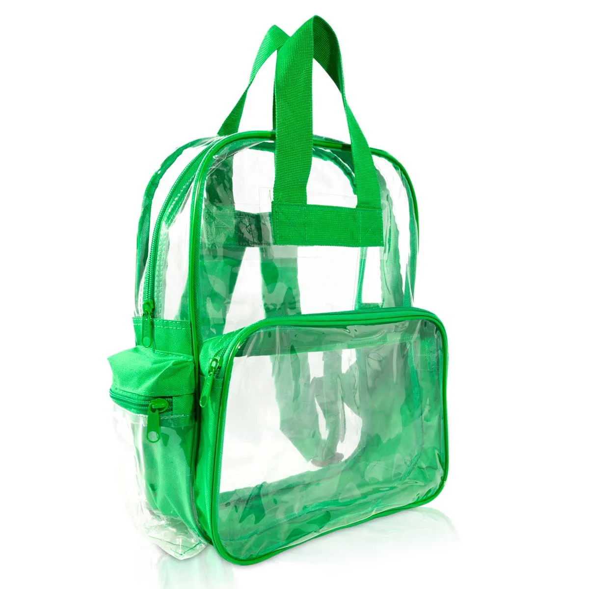 Dalix Clear Backpack Bags Smooth Plastic Transparent See Through