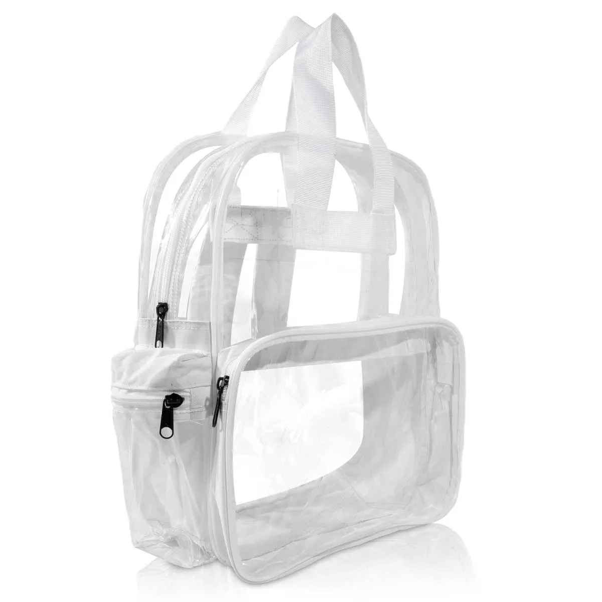 Dalix Clear Backpack Bags Smooth Plastic Transparent See Through