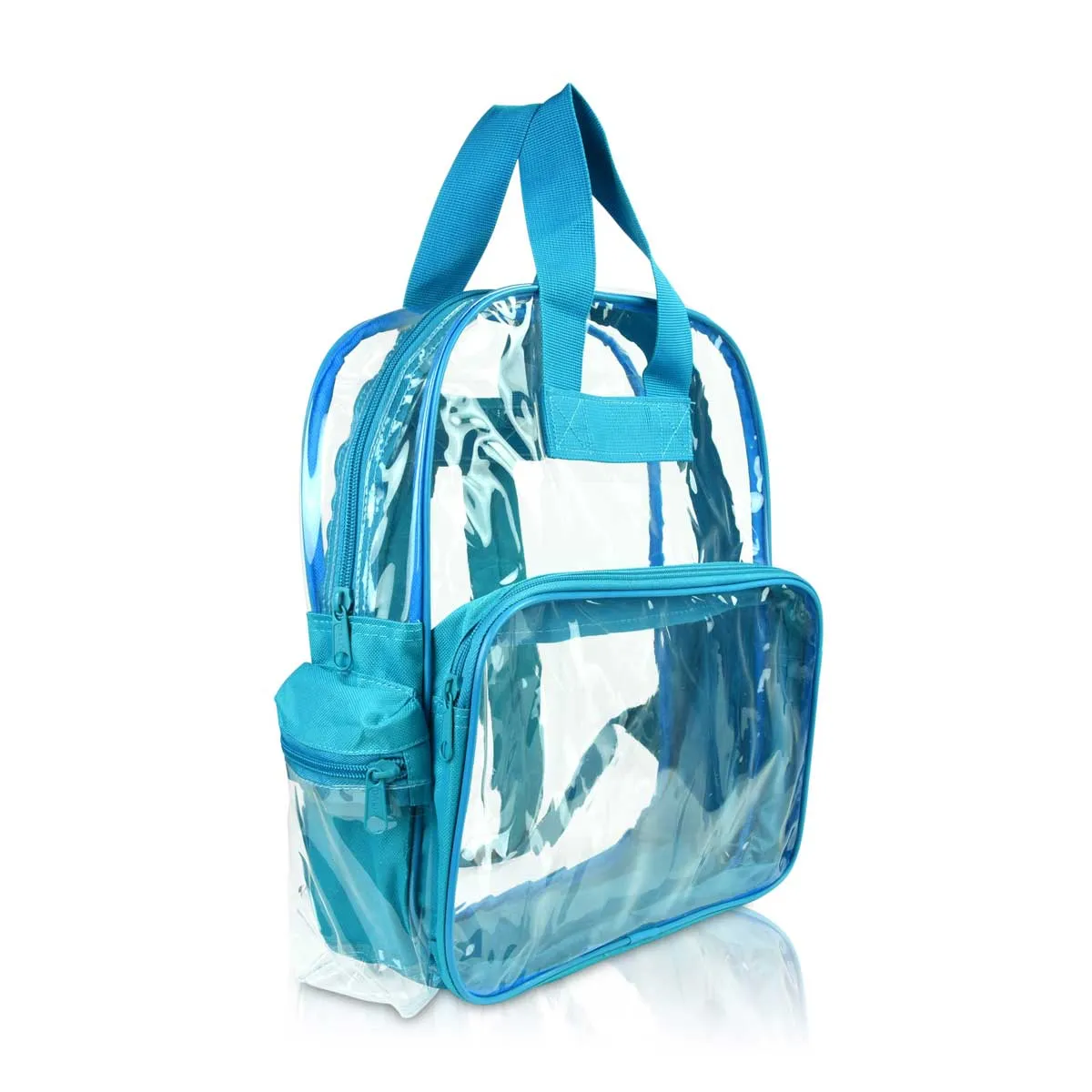 Dalix Clear Backpack Bags Smooth Plastic Transparent See Through