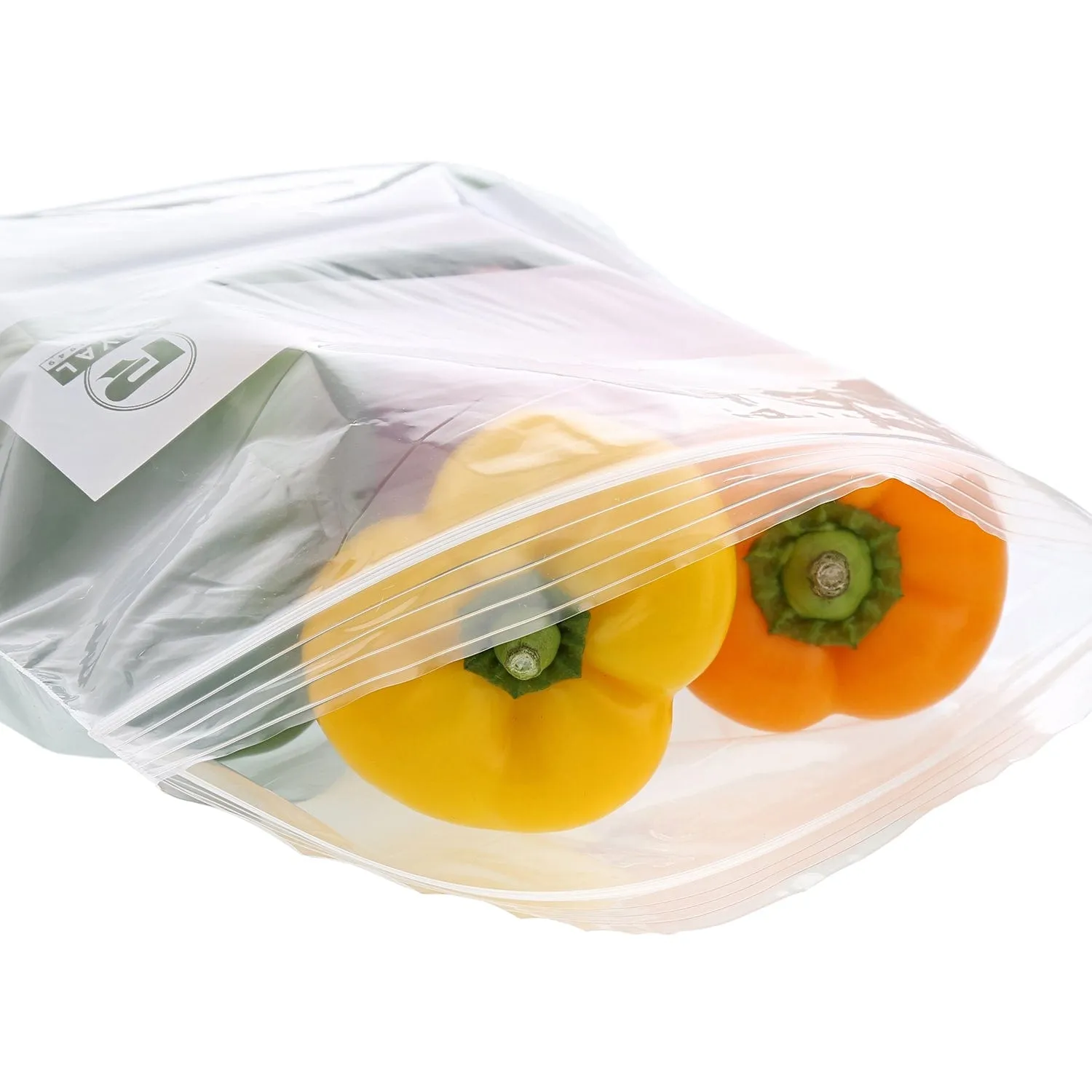 Double Zipper Two Gallon Bags, Box of 100