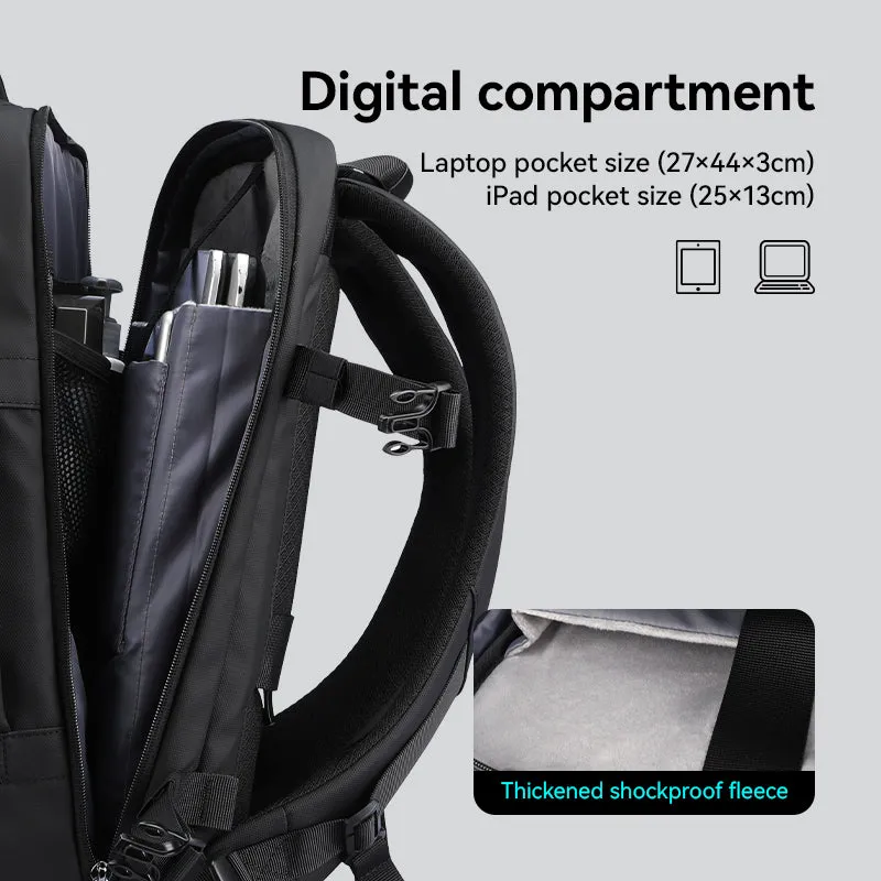 Expandos Compression: Larger And More Professional Multifunctional Buisness Backpack YKK Zipper