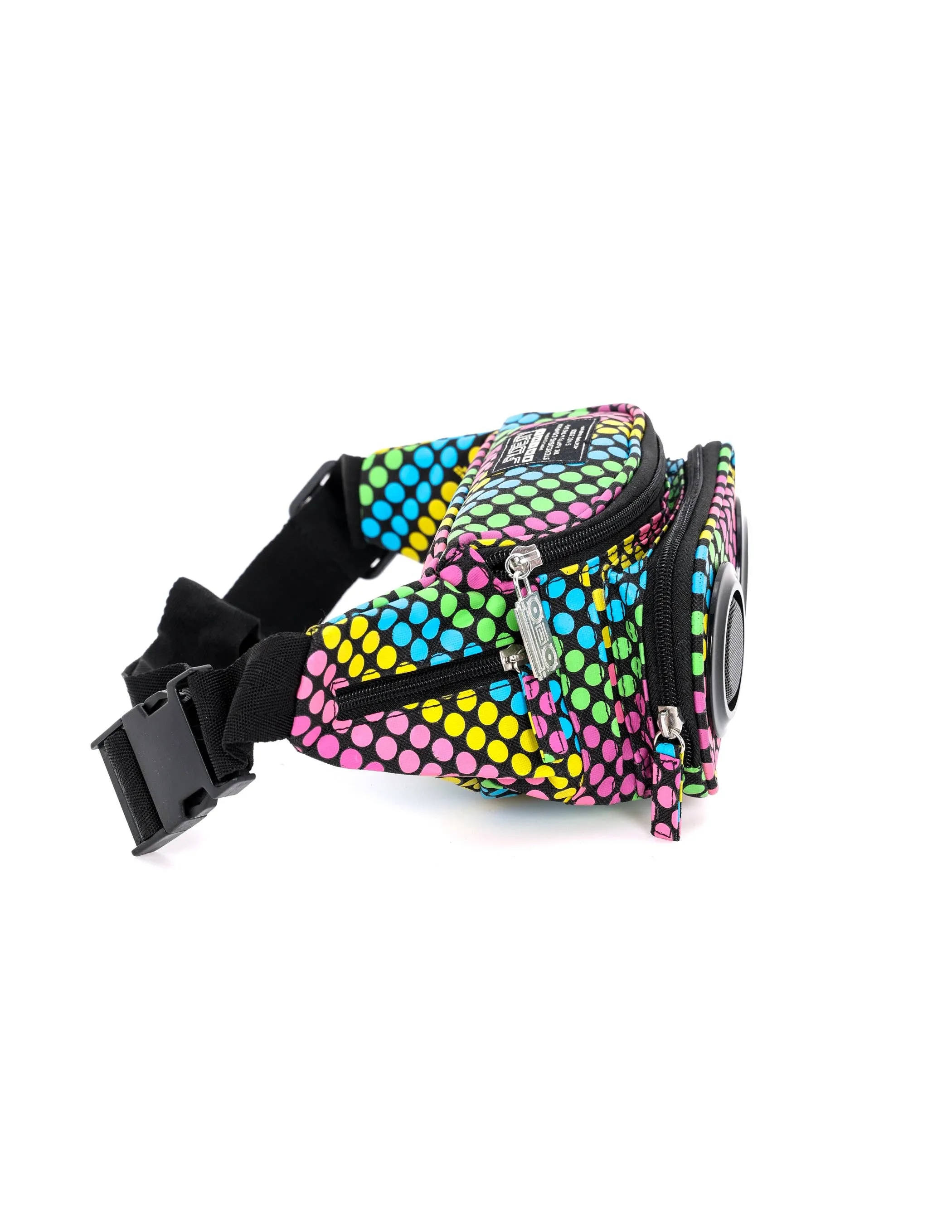 FI-HI Bluetooth Speaker Bum Bag | Neon Dots