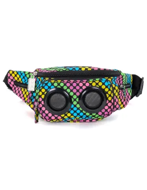 FI-HI Bluetooth Speaker Bum Bag | Neon Dots