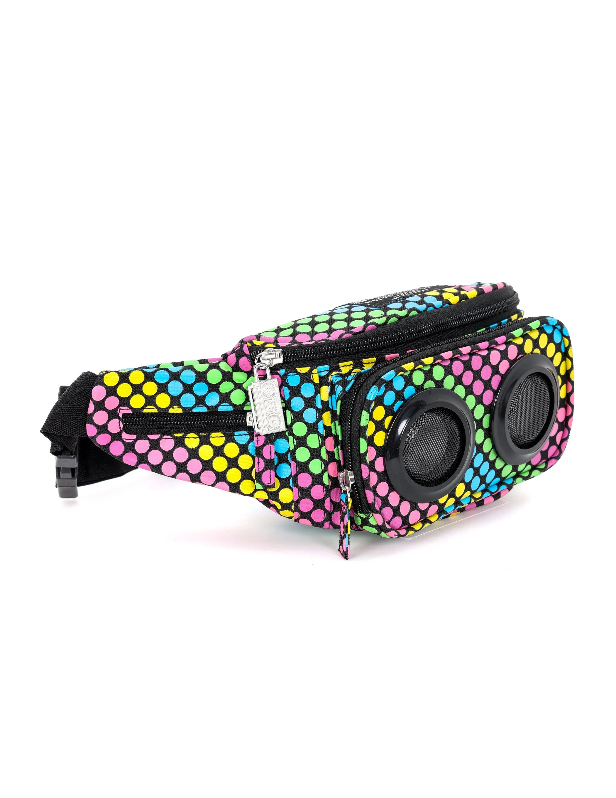 FI-HI Bluetooth Speaker Bum Bag | Neon Dots