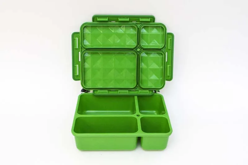 Go Green Medium  Lunch Box - Green