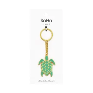 Honu Enamel Keychain