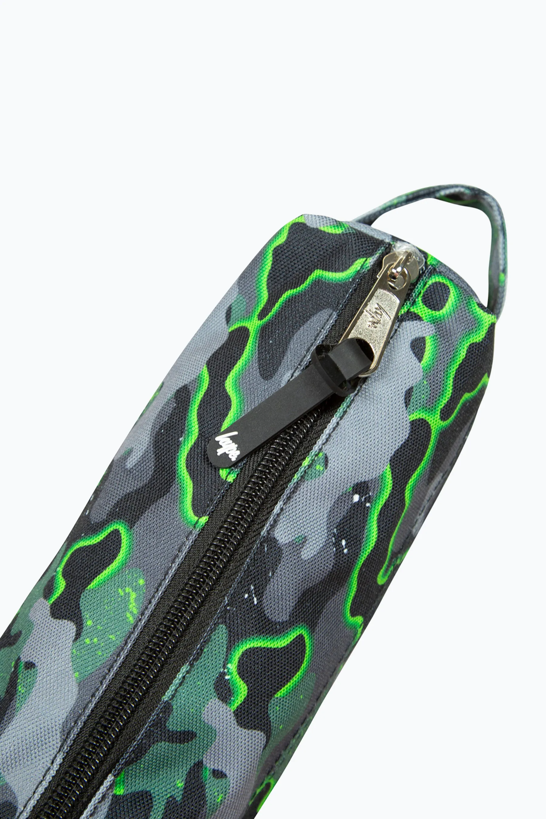 Hype Boys Green Glow Camo Pencil Case