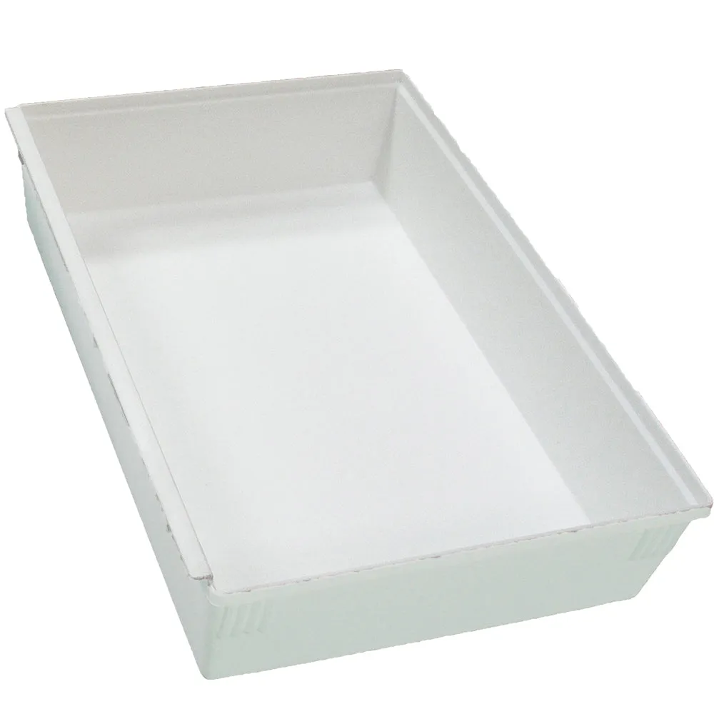 Interlocking Plastic Bins - White