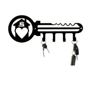 Key Heart Design Wall Hanger for Hanging Keys