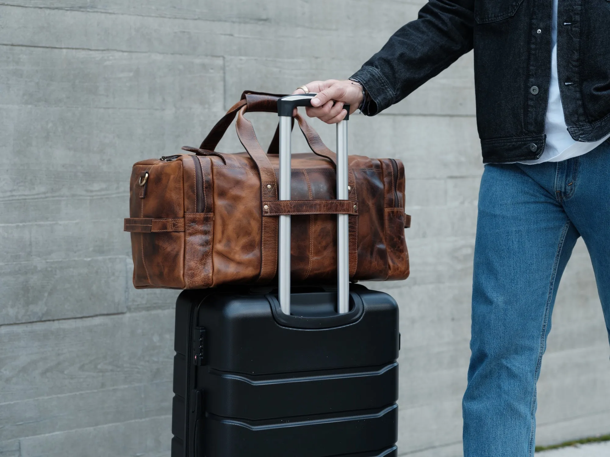 Leather Wasatch Duffel