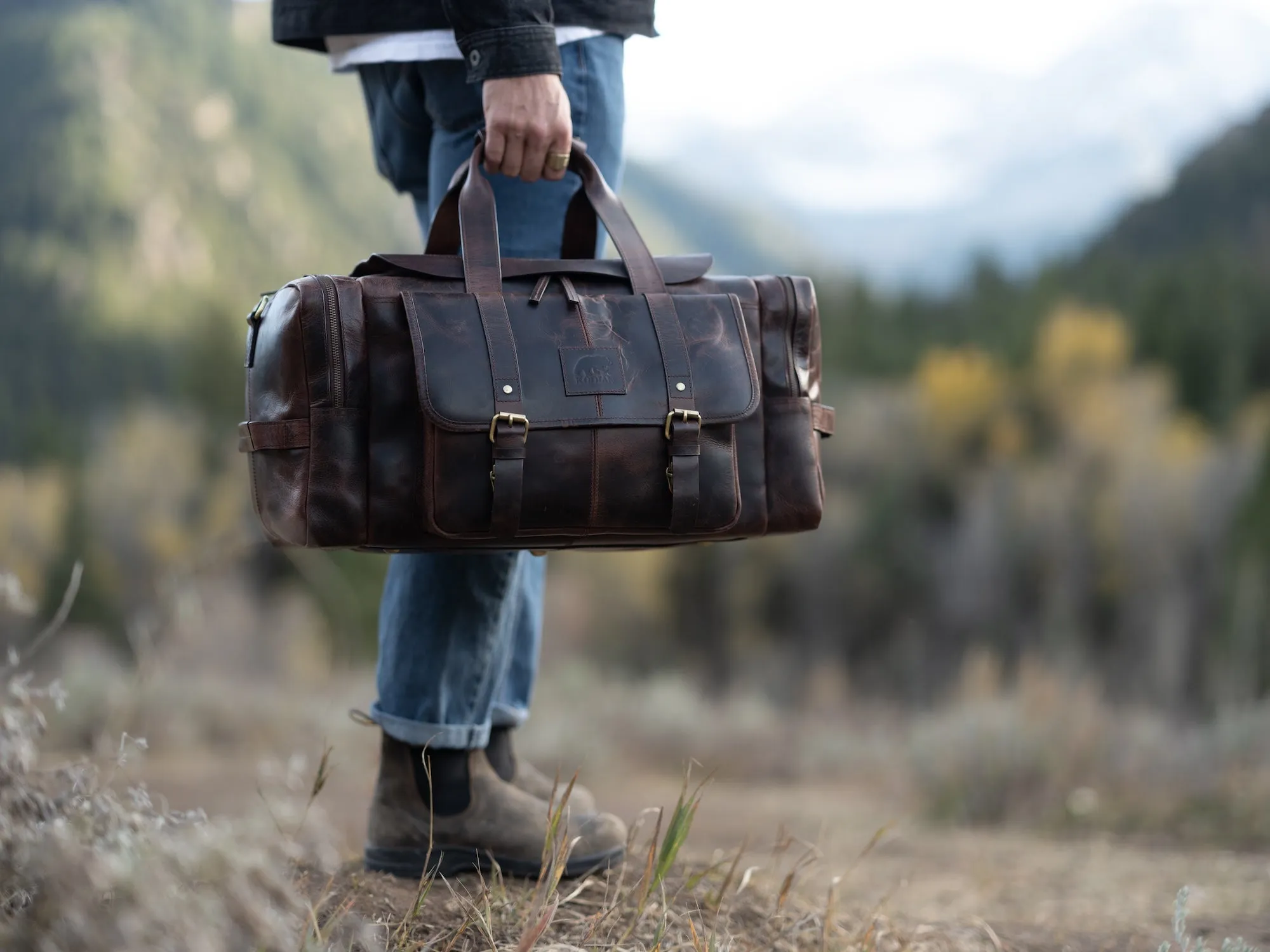 Leather Wasatch Duffel