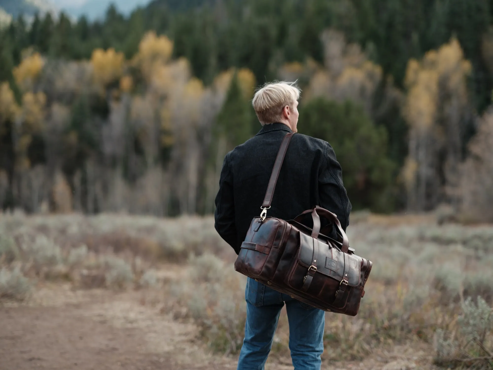 Leather Wasatch Duffel