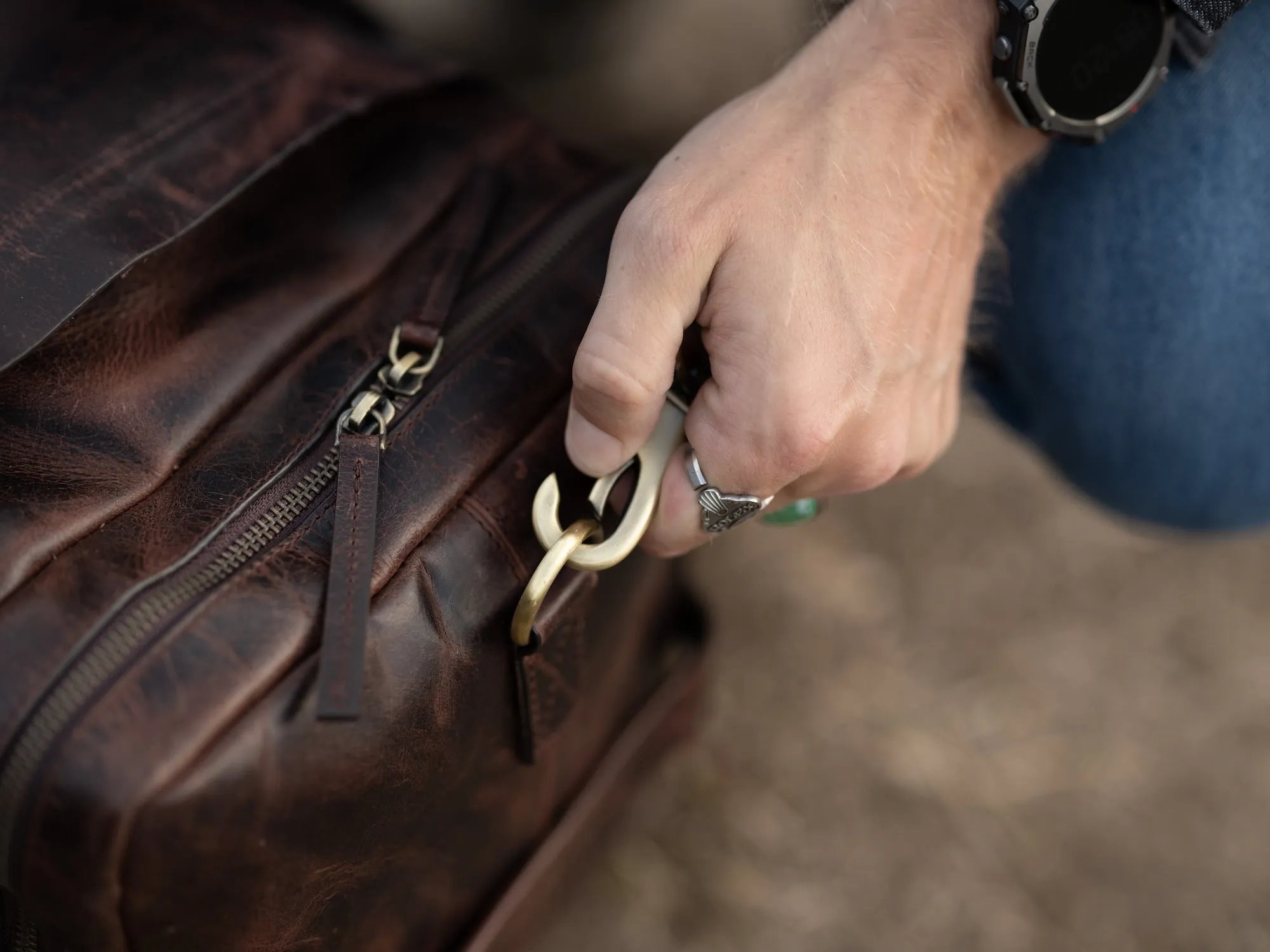 Leather Wasatch Duffel