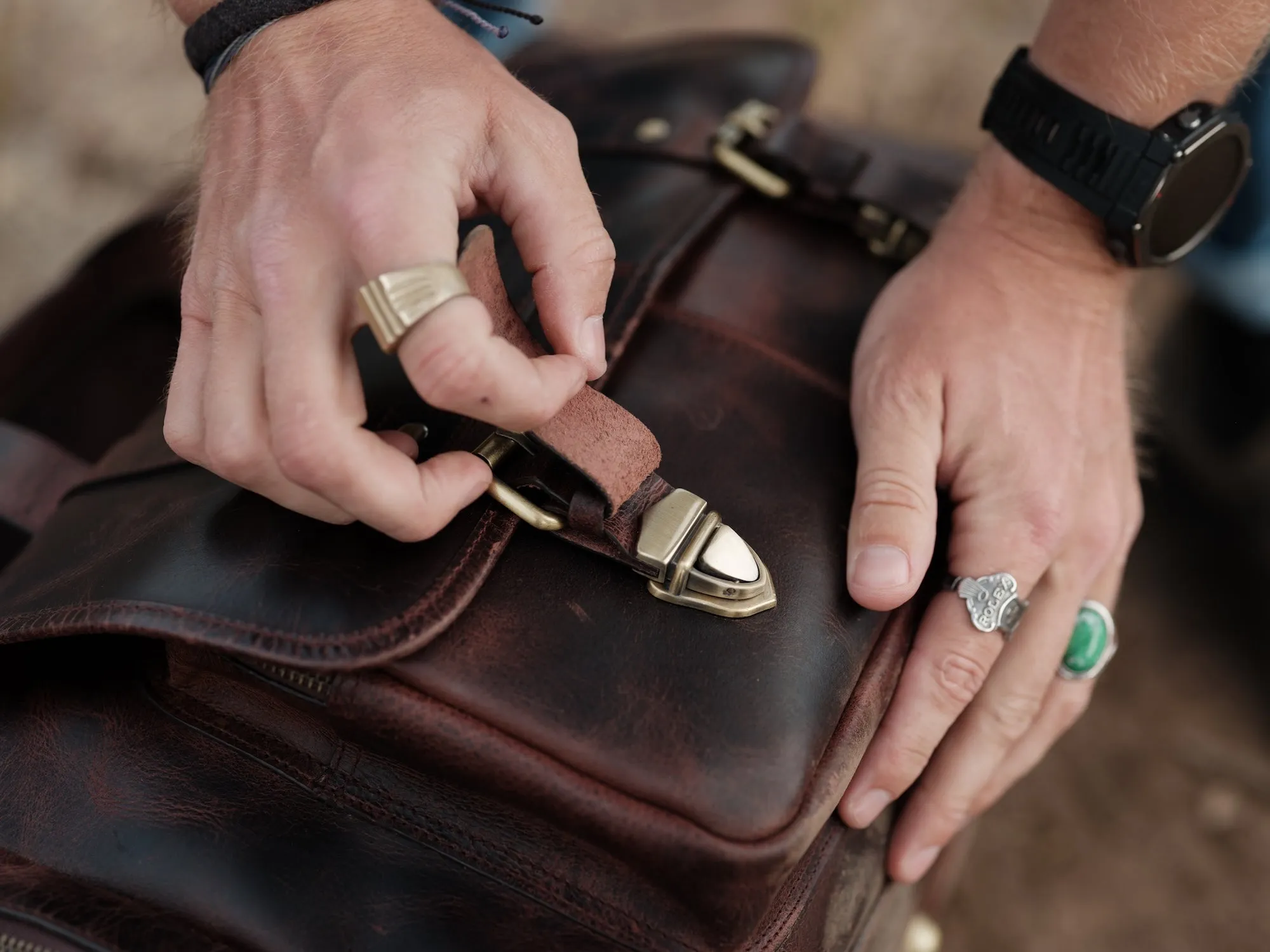 Leather Wasatch Duffel