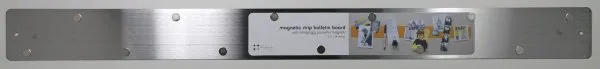 Magnetic Strip Bulletin Board - Stainless Steel