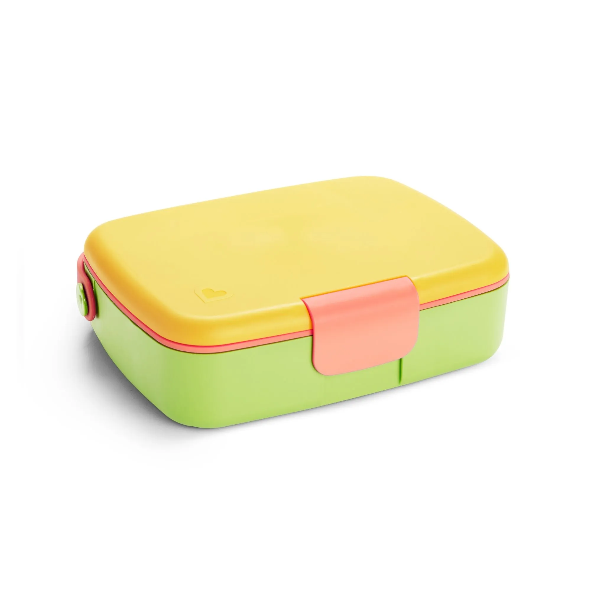 Munchkin Lunch™ Bento Box with Stainless Steel Utensils (Yellow)