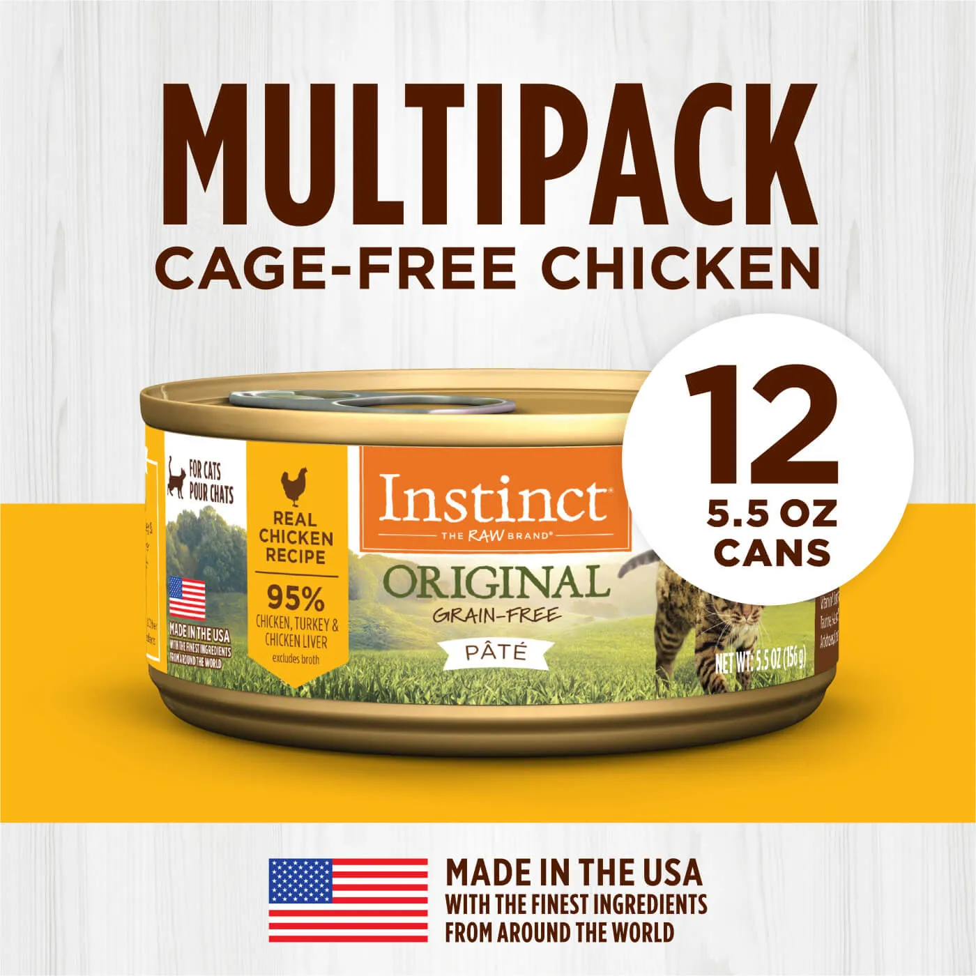 Nature's Variety Grain-Free Instinct Canned Cat Food