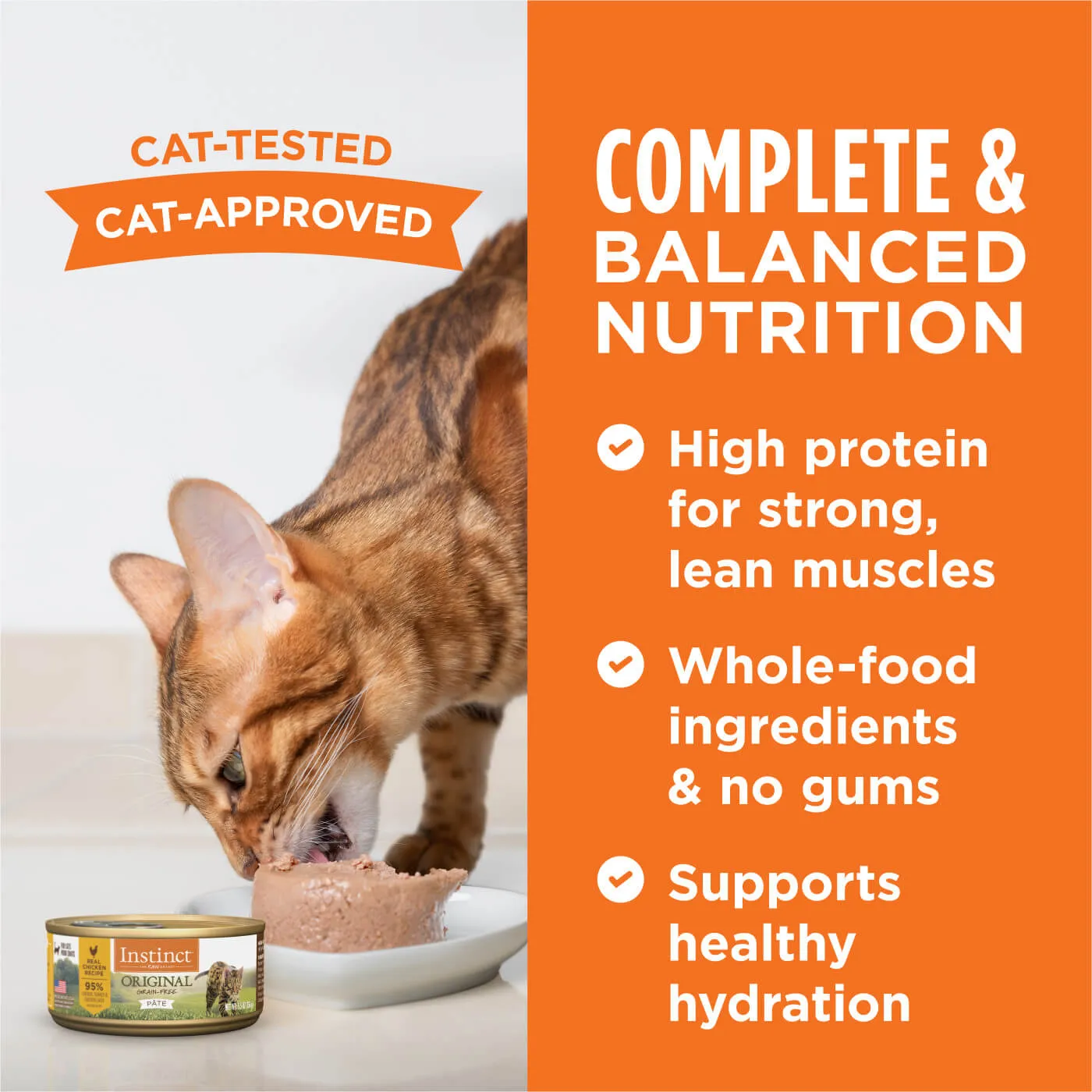 Nature's Variety Grain-Free Instinct Canned Cat Food