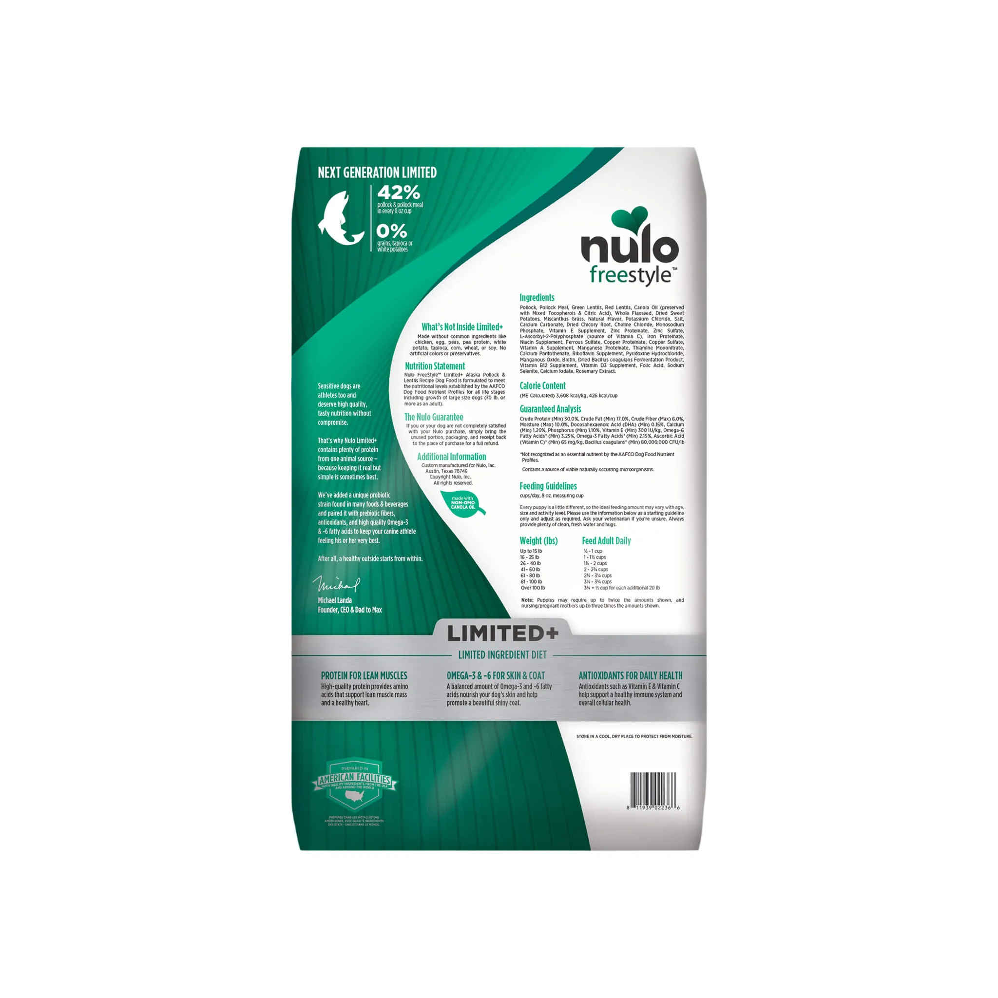 Nulo FreeStyle Limited Ingredient Grain Free Dry Dog Food