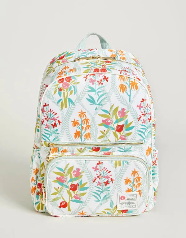 Out & About Tech Backpack Queenie Topiary White