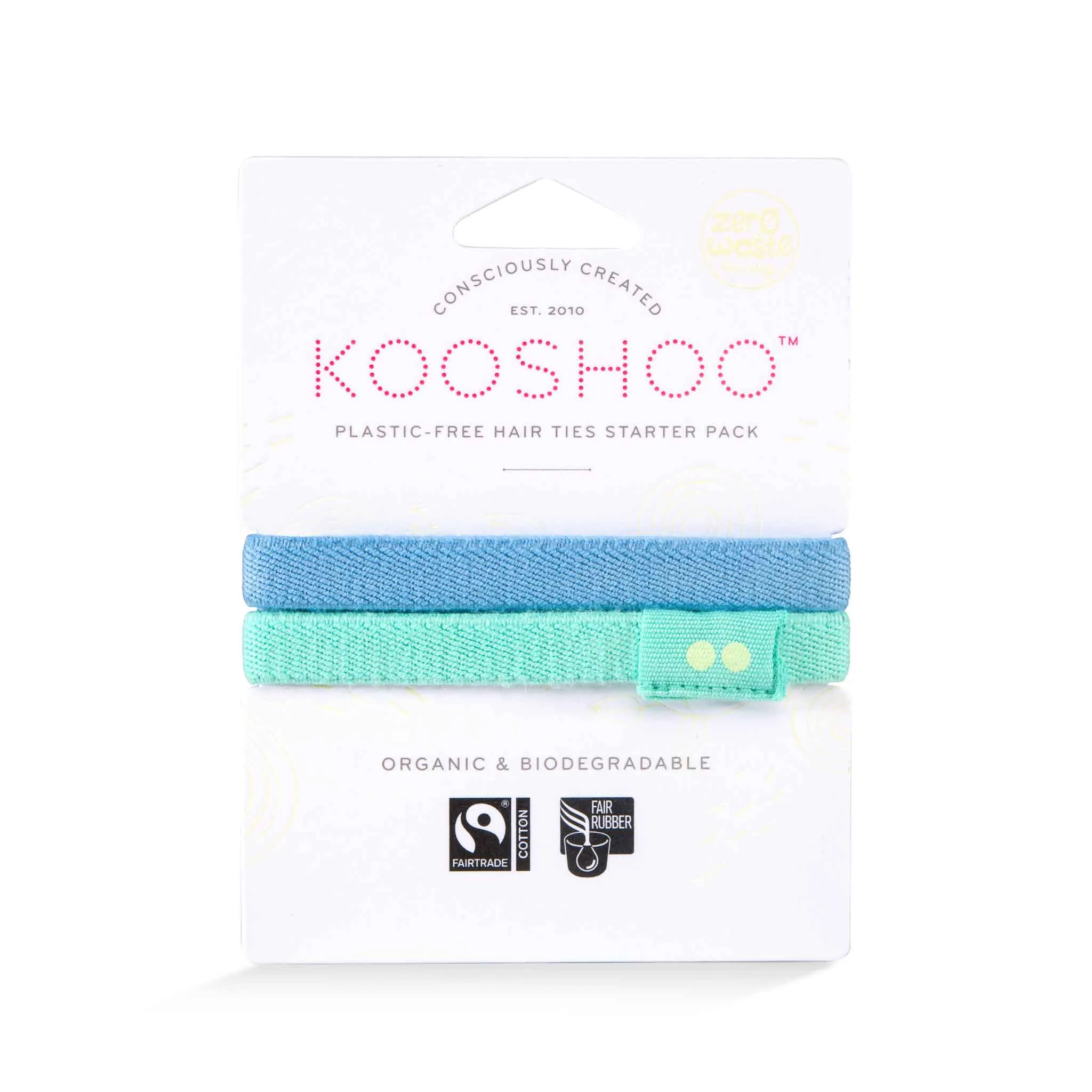 Plastic-Free Hair Ties 2-packs