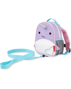 Skip Hop Zoo Mini Backpack with Reins - Nova Narwhal