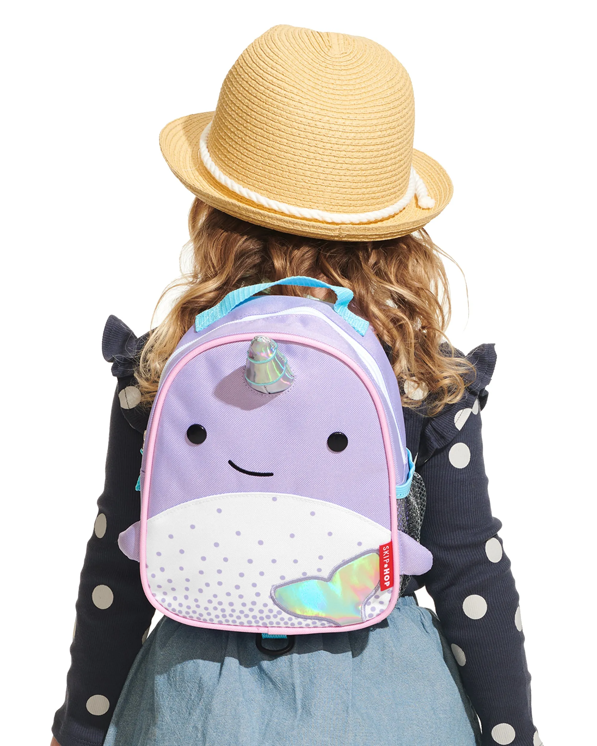 Skip Hop Zoo Mini Backpack with Reins - Nova Narwhal