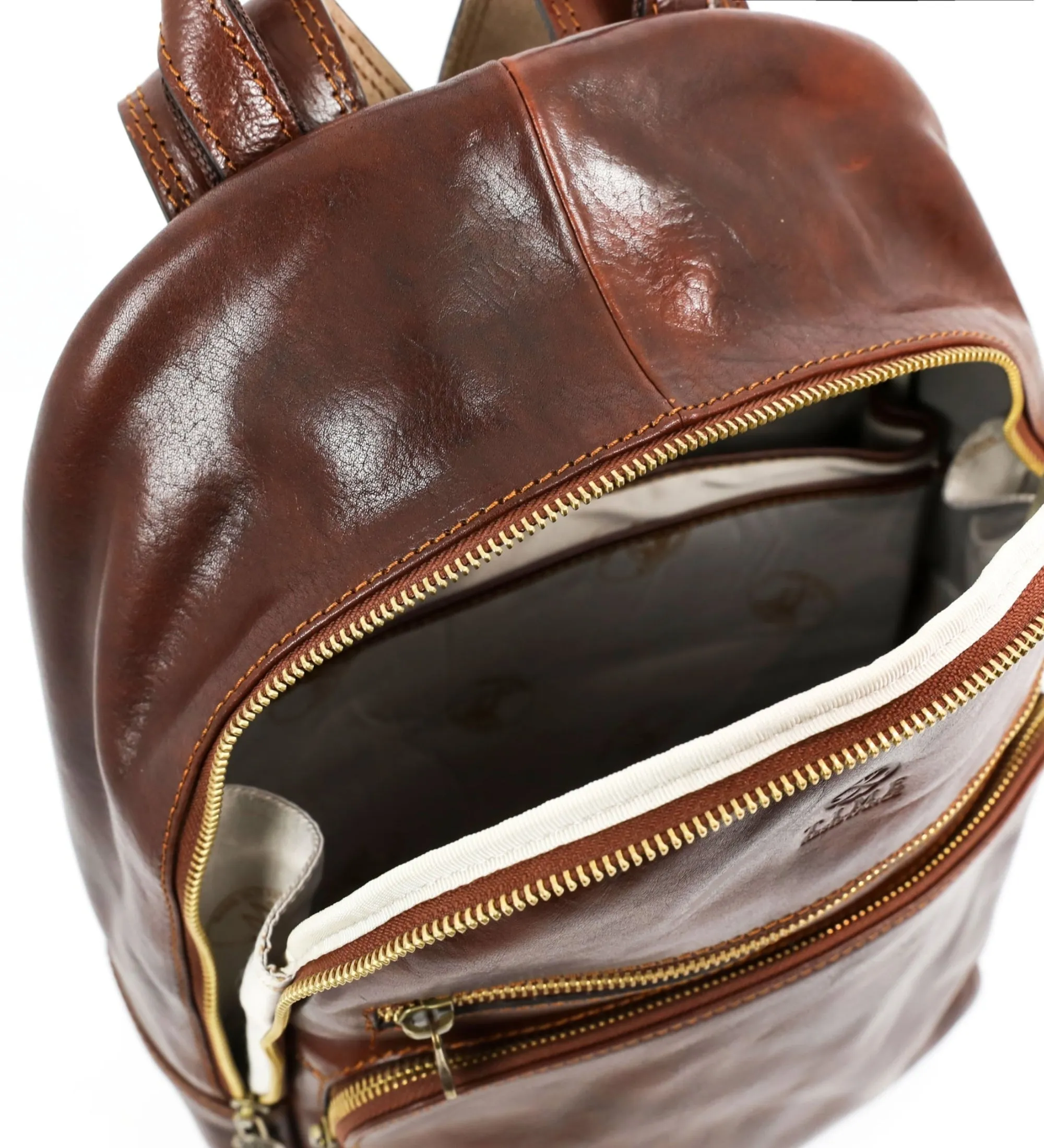 Womens Leather Backpack - I, Claudius