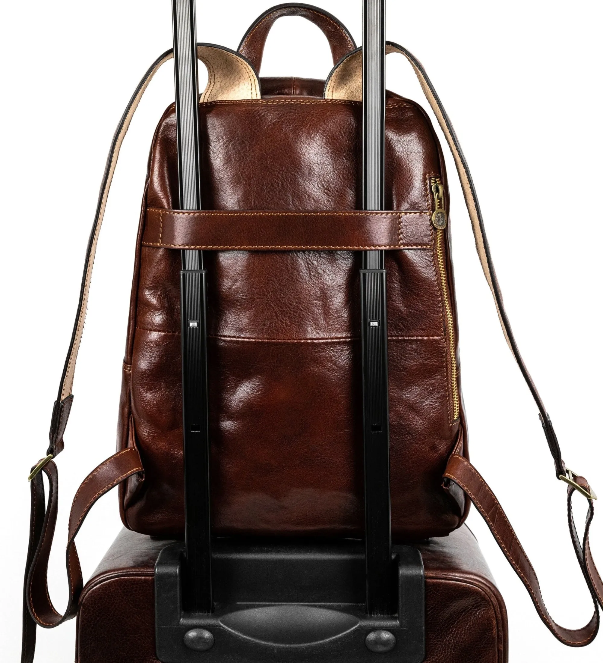 Womens Leather Backpack - I, Claudius